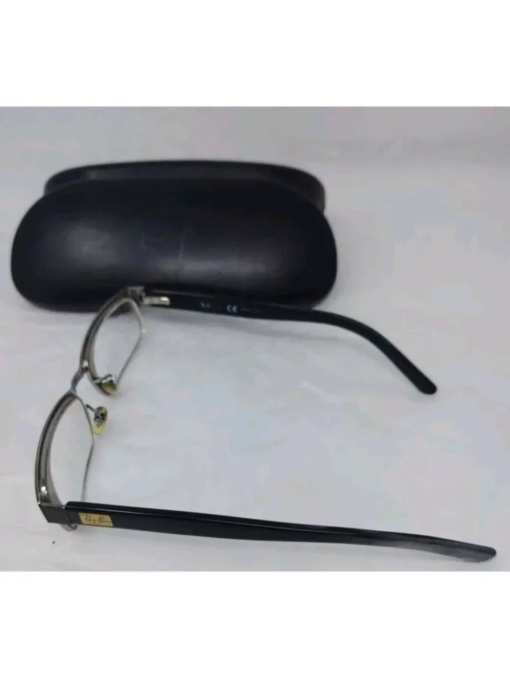 Ray Ban RB 6169 2502 Square Gunmetal Black Eyeglasses Frame 52-16-140 w/Case